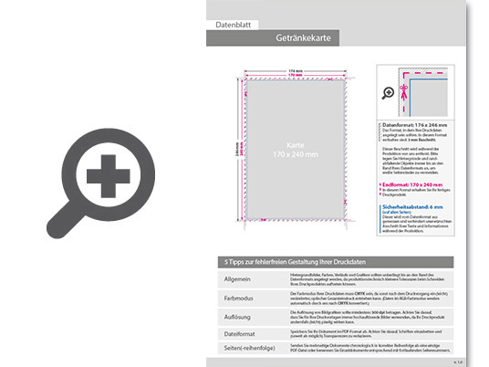 Product Bild getr__nkekarte_17_0_cm_x_24_0_cm__einseitig_bedruckt