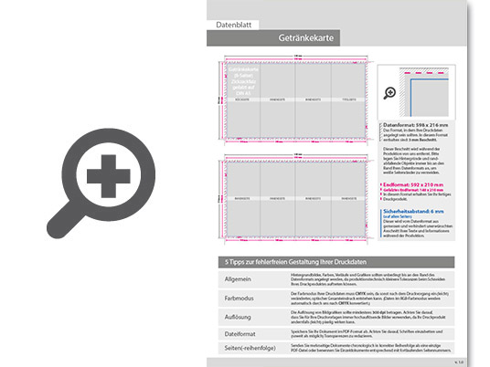 Product Bild getr__nkekarte__gefalzt_auf_din_a5__8-seiter_(zickzackfalz)