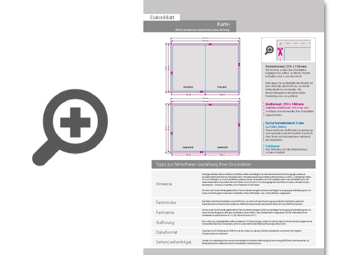 Product Bild taufkarte_din_a6_4-seiter_4_4_farbig_+_sonderfarbe_silber