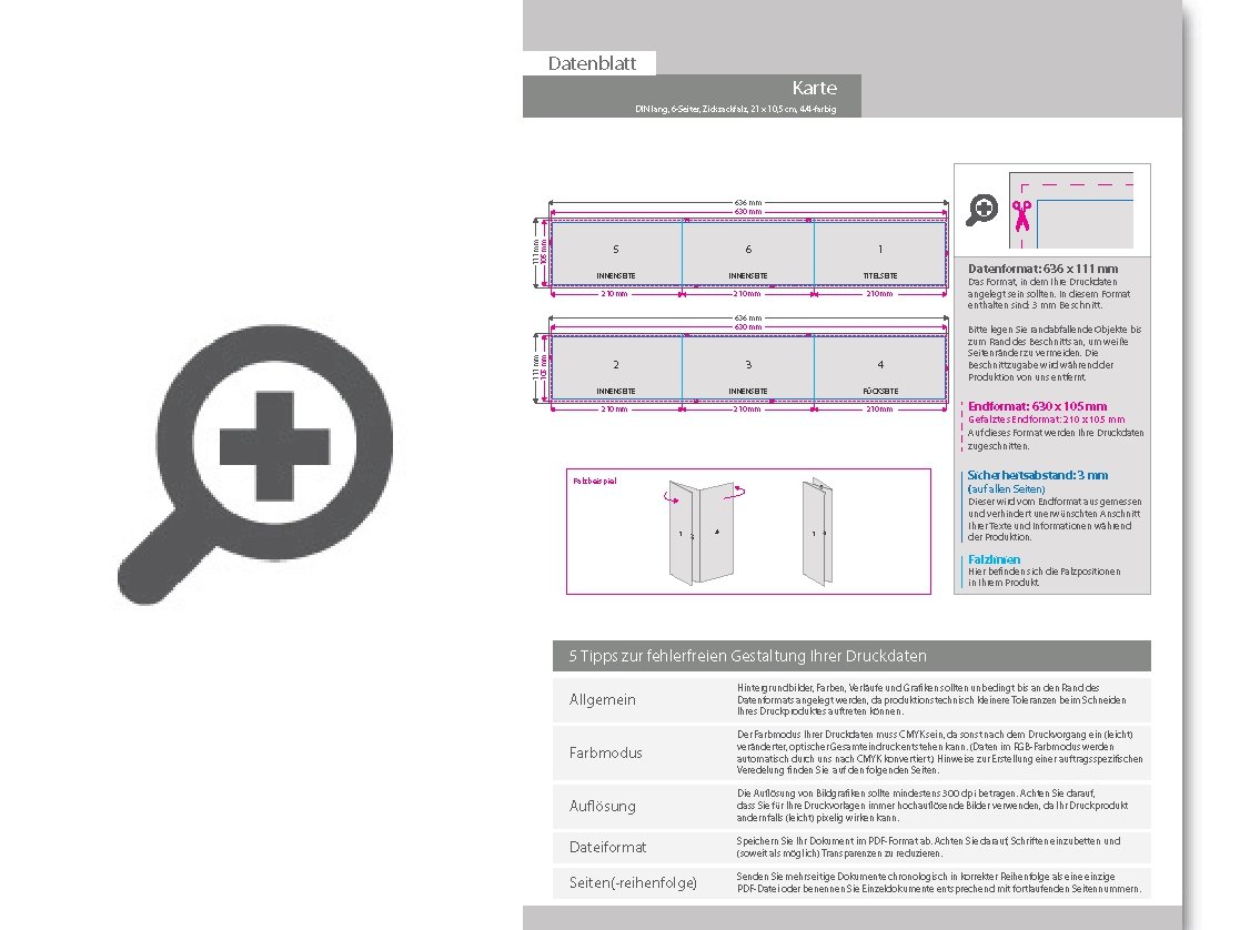 Product Bild taufkarte__gefalzt_auf_din_lang_quer__vertikaler_zickzackfalz__6-seitig