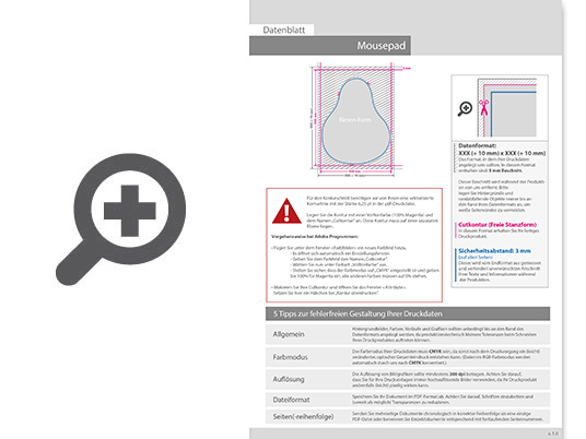 Product Bild mousepad_hochwertig_bedruckt_aus_kunststoff_mit_kautschuk-r__cken_in_birne-form_konturgestanzt