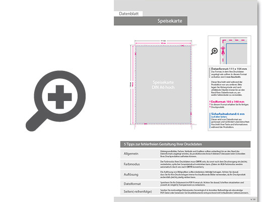Product Bild speisekarte_mit_2-fach_drahtheftung__endformat_din_a6__16-seitig