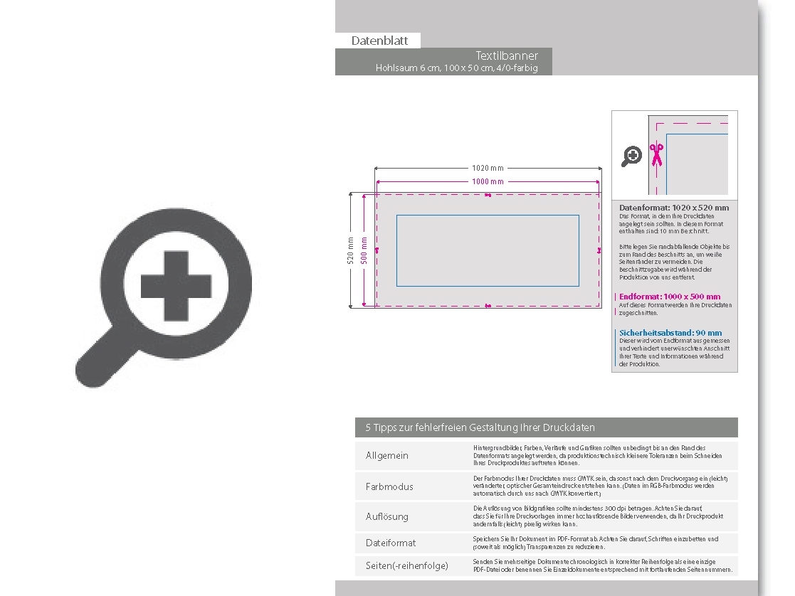 Product Bild hochwertige_stoff-banner_100_x_50_cm__4_0-farbig_bedruckt__hohlsaum_links_und_rechts_(durchmesser_hohlsaum_6_0_cm)